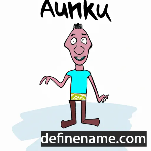 Aukán cartoon