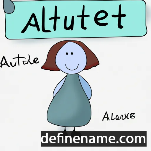 cartoon of the name Aulette