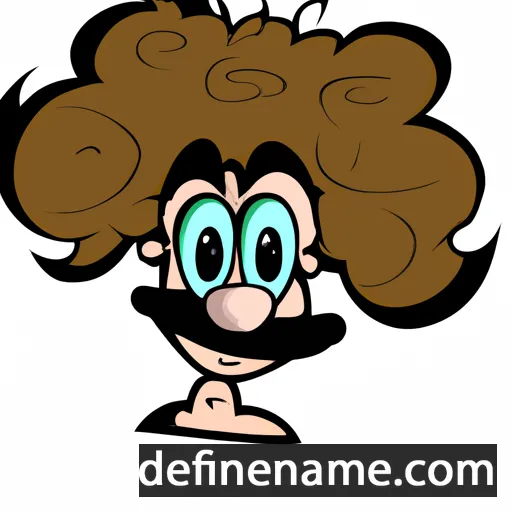 cartoon of the name Aulli