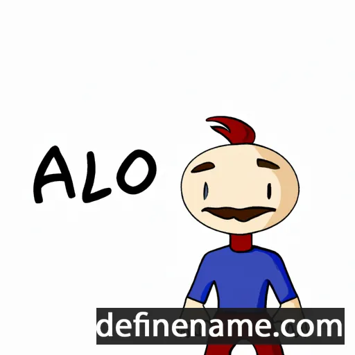 cartoon of the name Aulo