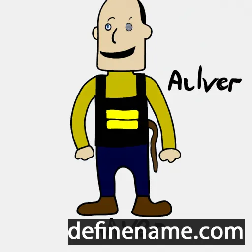 cartoon of the name Aulver