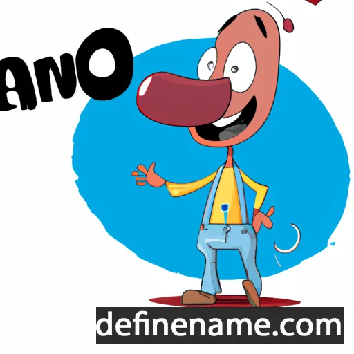 cartoon of the name Auno