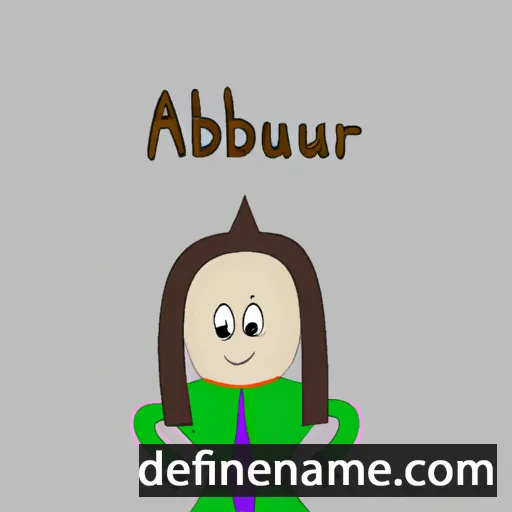 Aurboða cartoon