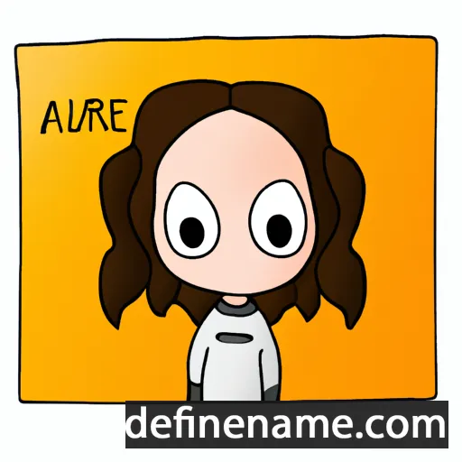 cartoon of the name Aurée