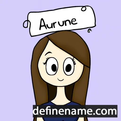 Auréline cartoon