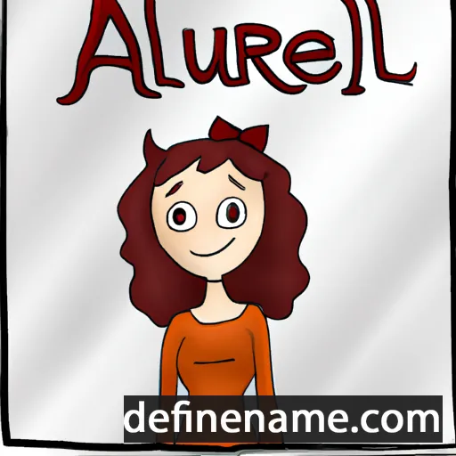 cartoon of the name Aureel