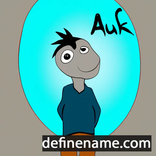 cartoon of the name Aurek