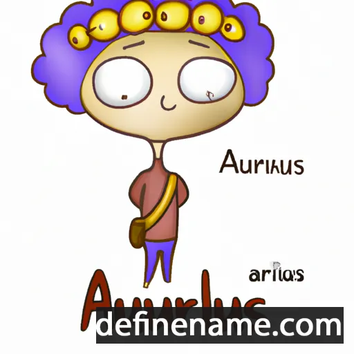 cartoon of the name Aureliāns