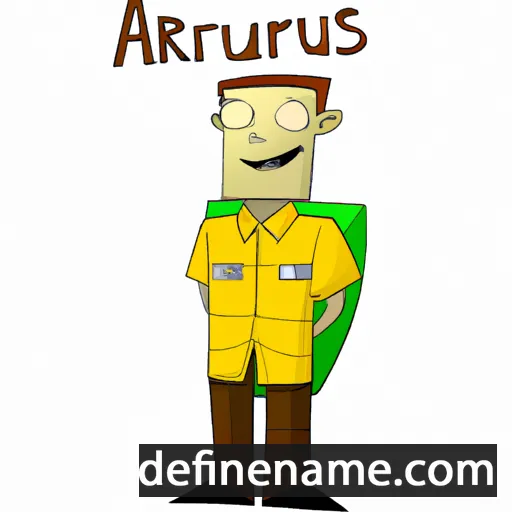 cartoon of the name Aureus