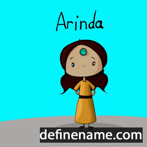 Aurinda cartoon