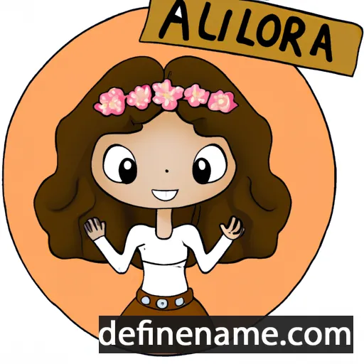 cartoon of the name Auriola