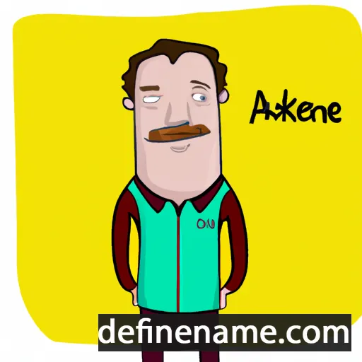 cartoon of the name Aurkene