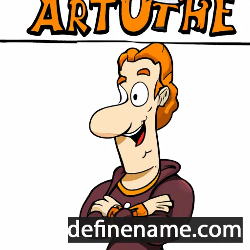 cartoon of the name Aurthur