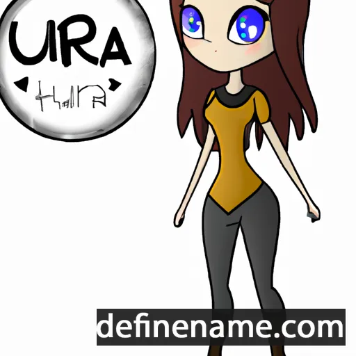 cartoon of the name Aurura