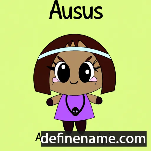 cartoon of the name Ausias