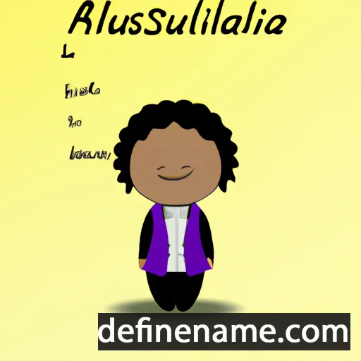 cartoon of the name Ausiliatrice