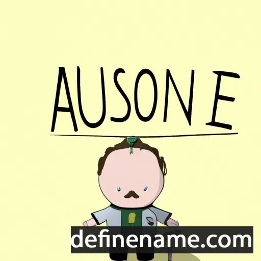 Ausòne cartoon