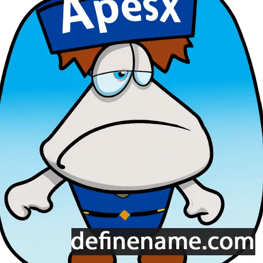 cartoon of the name Auspex