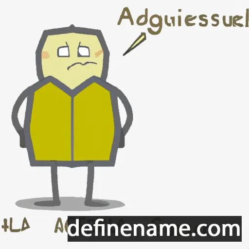 cartoon of the name Austregild