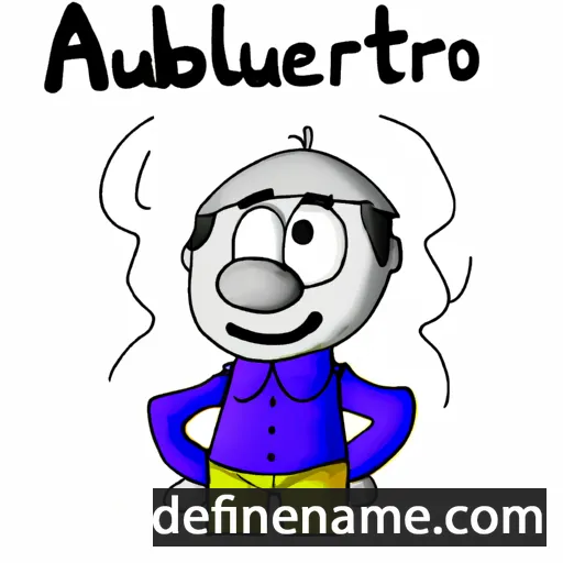 cartoon of the name Autberto