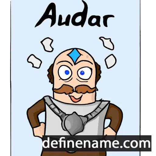 cartoon of the name Auðar