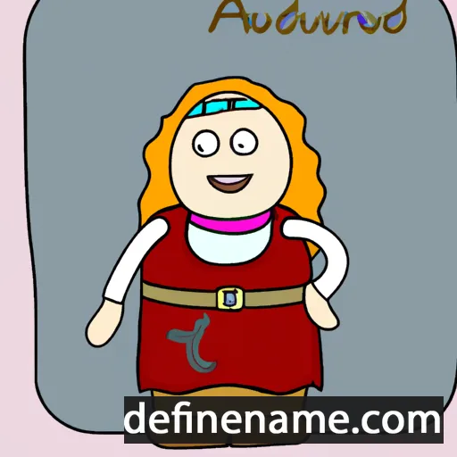 cartoon of the name Auðbjörg