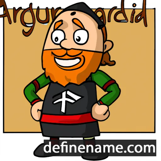 cartoon of the name Auðgarðr