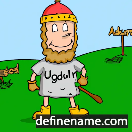 Auðgarður cartoon