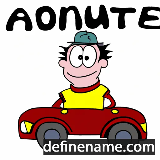 cartoon of the name Autonoë