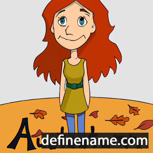 cartoon of the name Autumna