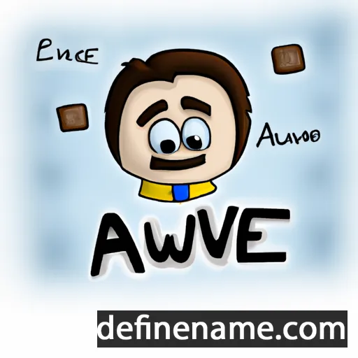 cartoon of the name Auwe