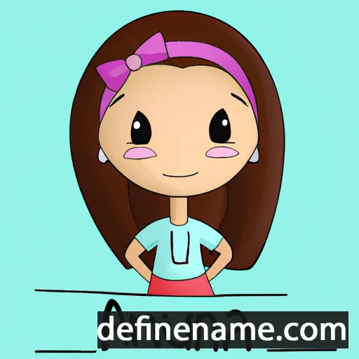 cartoon of the name Auxana