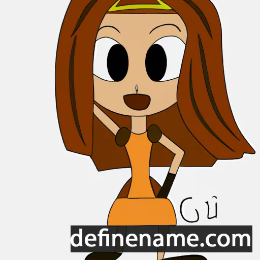 cartoon of the name Auxília