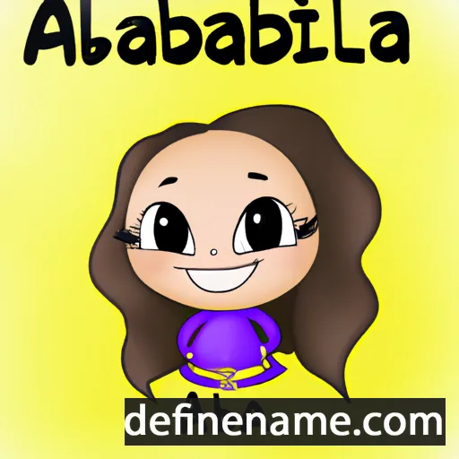 cartoon of the name Avabella