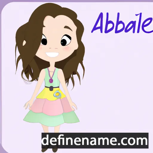 cartoon of the name Avabelle