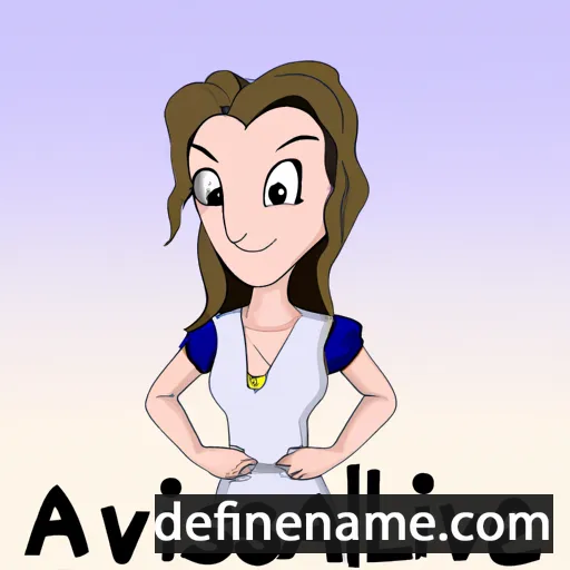 cartoon of the name Avalise