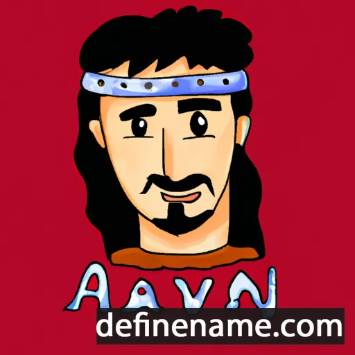 cartoon of the name Avan