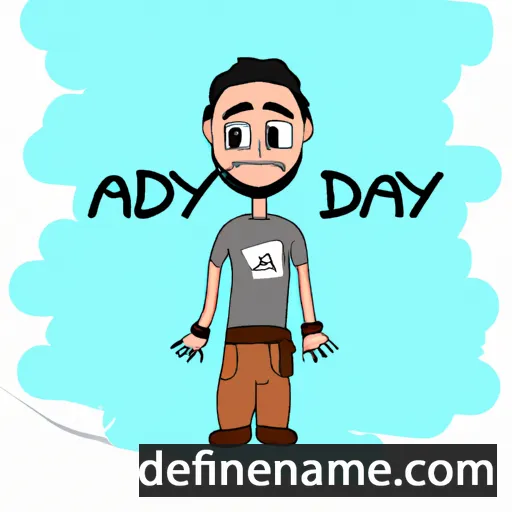 cartoon of the name Avdiy