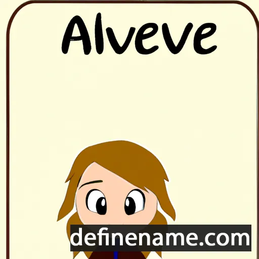 cartoon of the name Avélie