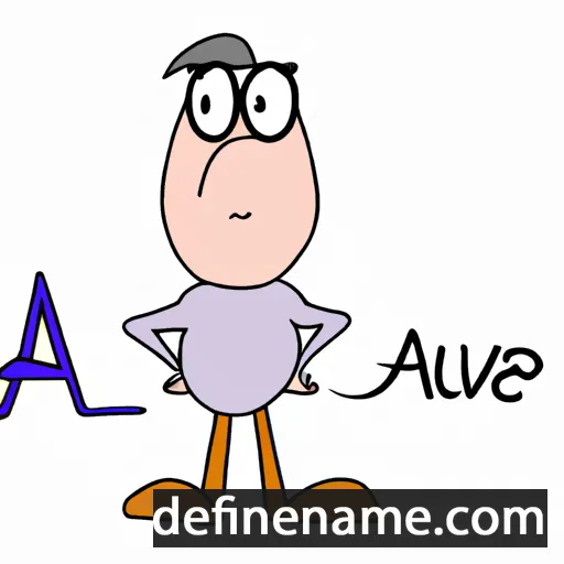 cartoon of the name Ave