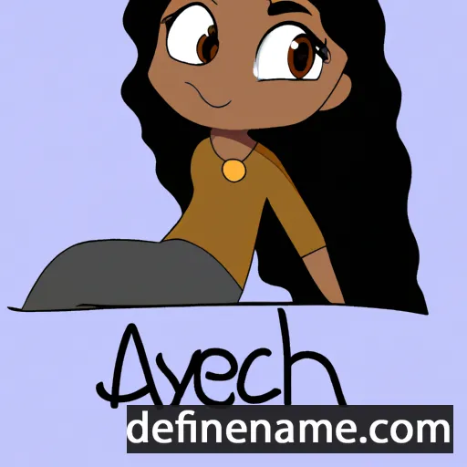 cartoon of the name Aveah