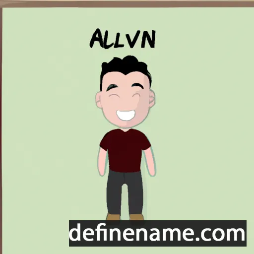 cartoon of the name Avelín