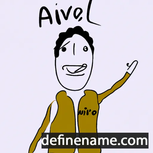 cartoon of the name Aveli