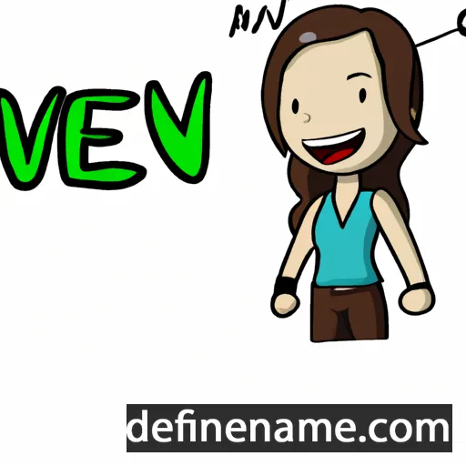 cartoon of the name Aven