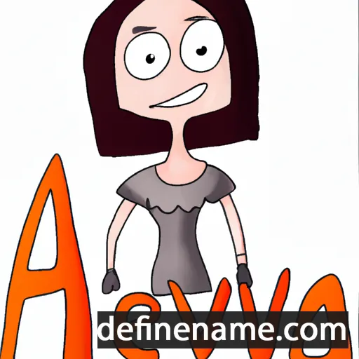 cartoon of the name Avera