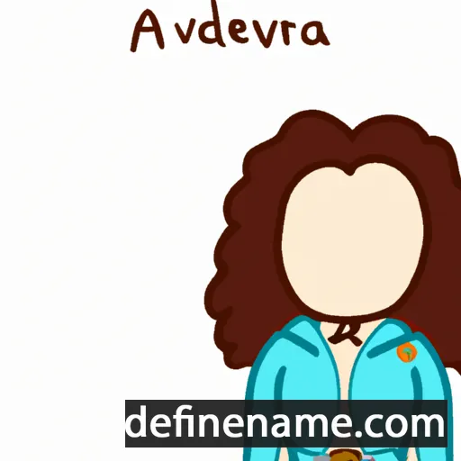 cartoon of the name Averalda