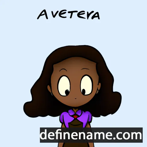 cartoon of the name Averietta