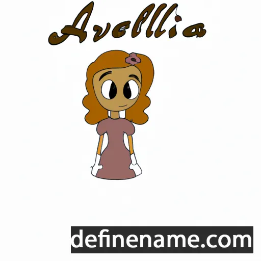 cartoon of the name Averilla