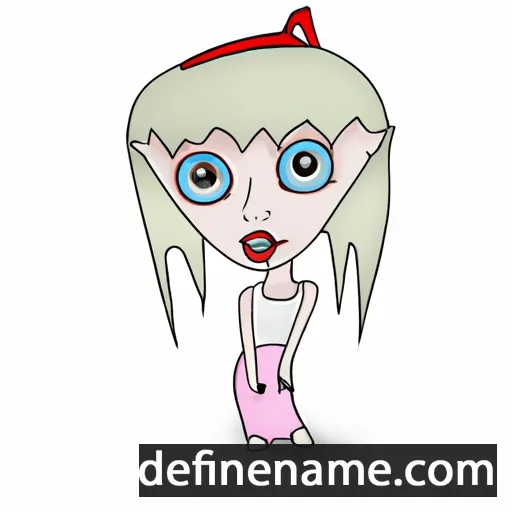 cartoon of the name Averina