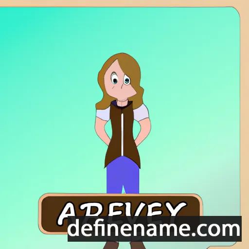 cartoon of the name Averly